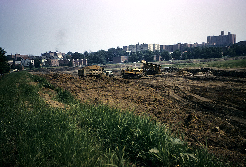 Another very early construction shot "Kissena Corridor Fill Operation