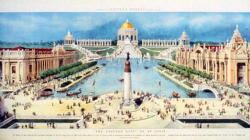 A 1904 fair view - 1904, Saint Louis, United States - Louisiana Purchase Exposition - World&#39;s ...