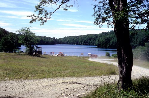 A view of the lake area in 1983 (12416 bytes)