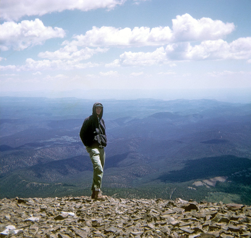 Harold Snedeker at the summit