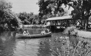 Golden Oak Ranch - covered bridge