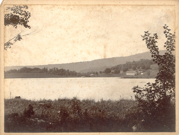 Vintage view of Alder Lake