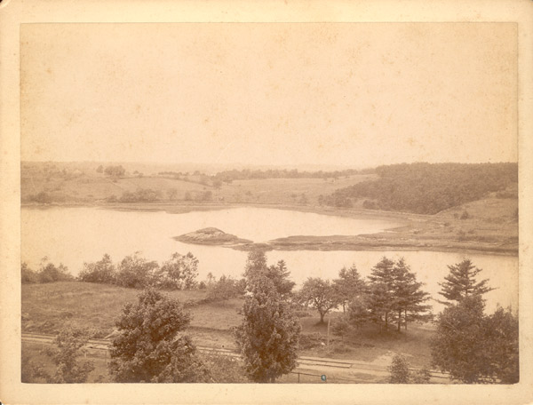 Vintage view of Alder Lake
