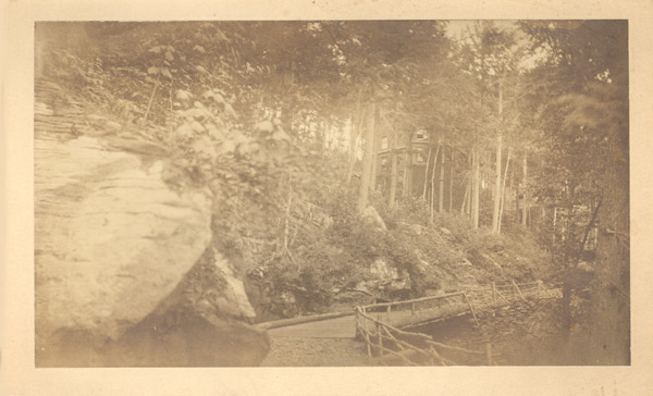 Vintage view of Alder Lake