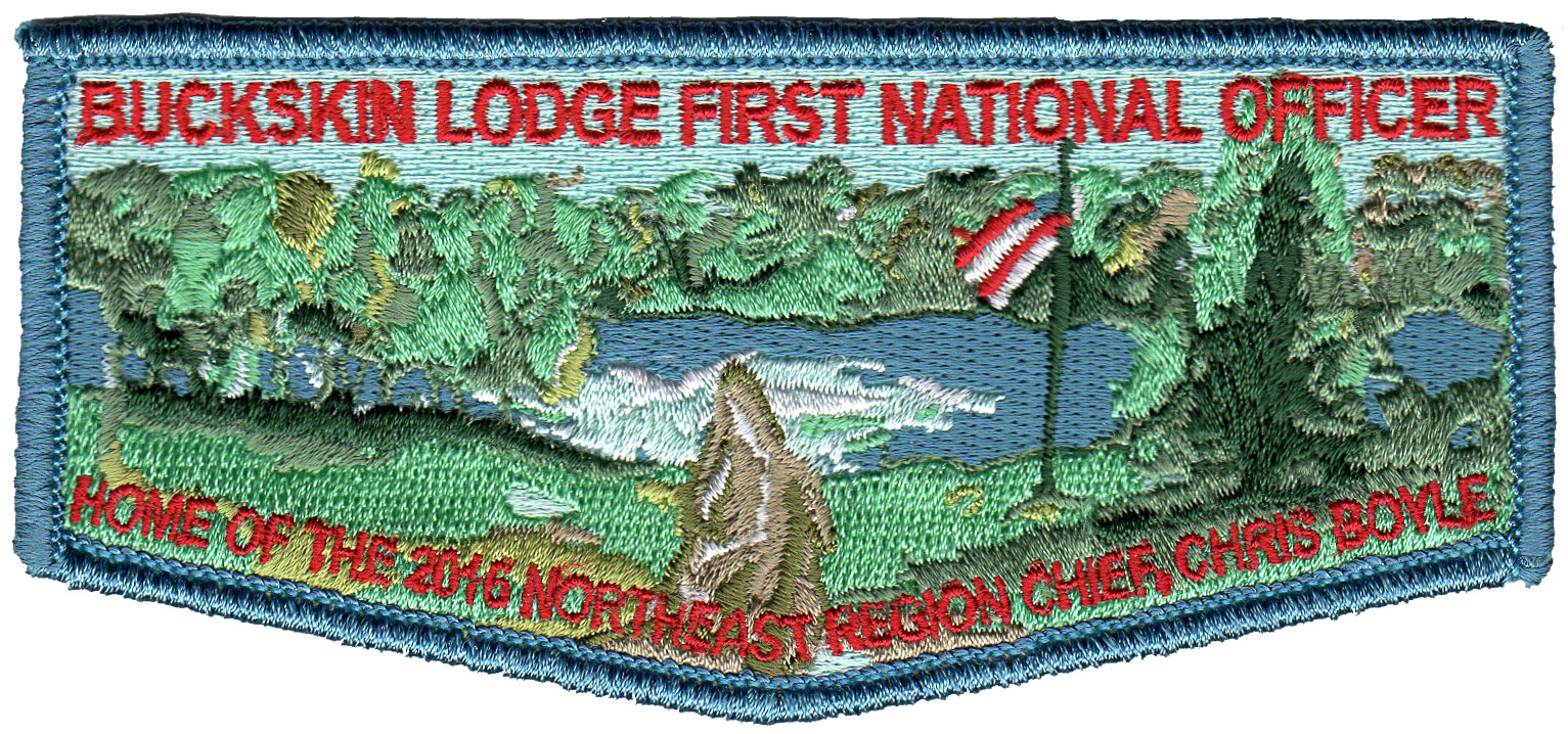 2015 NOAC Centennial OA Buckskin Lodge 412 YEL BDR 2pc Flap S592 