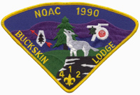 P01 neckerchief patch for 1990 NOAC