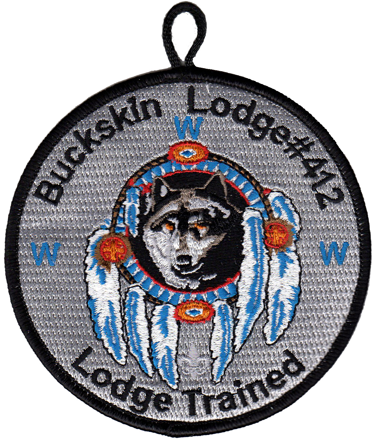 Lodge Trained - Black border