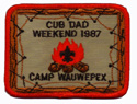 Cub-Dad Weekend 1987