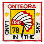 Onteora jacket patch - 1978