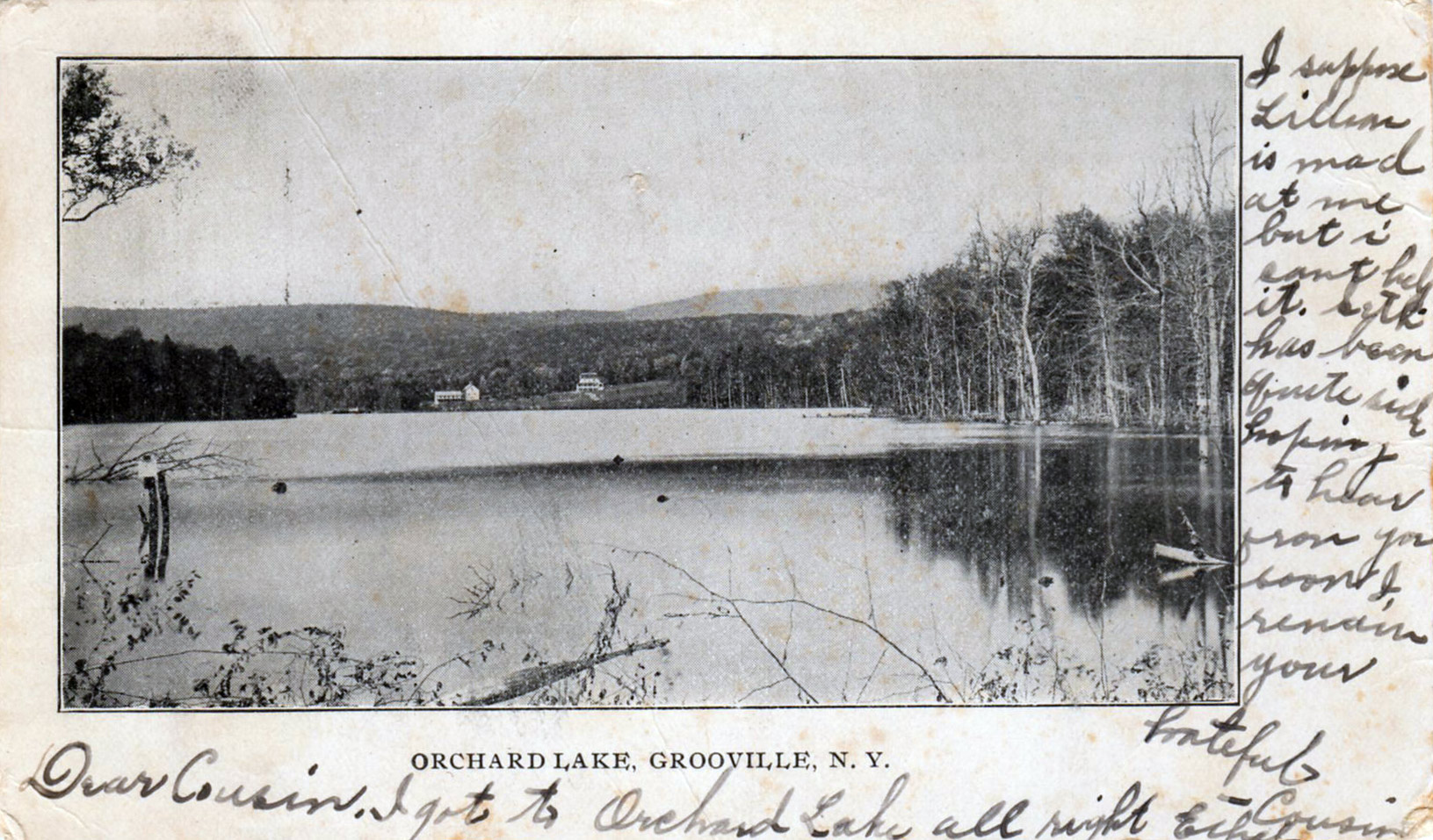1907 Orchard Lake postcard