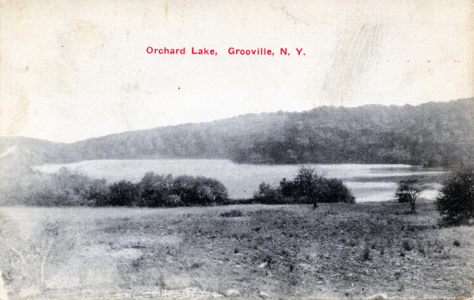 1916 postcard of Orchard Lake