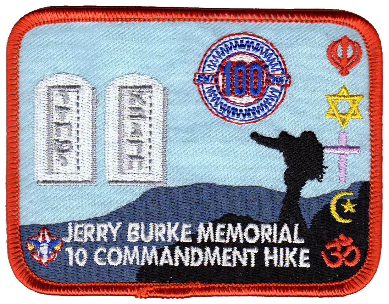 2017 Jerry Burke Hike patch
