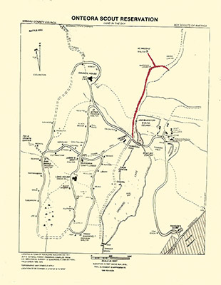 Small map of Buckskin Camp