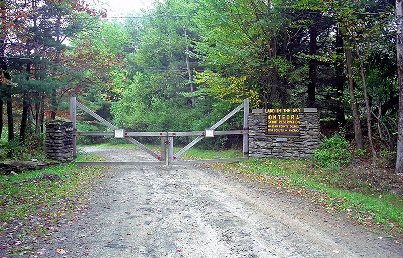 Main entrance to Onteora Scout Reservation (1998)