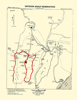 Small map of Tribes Camp