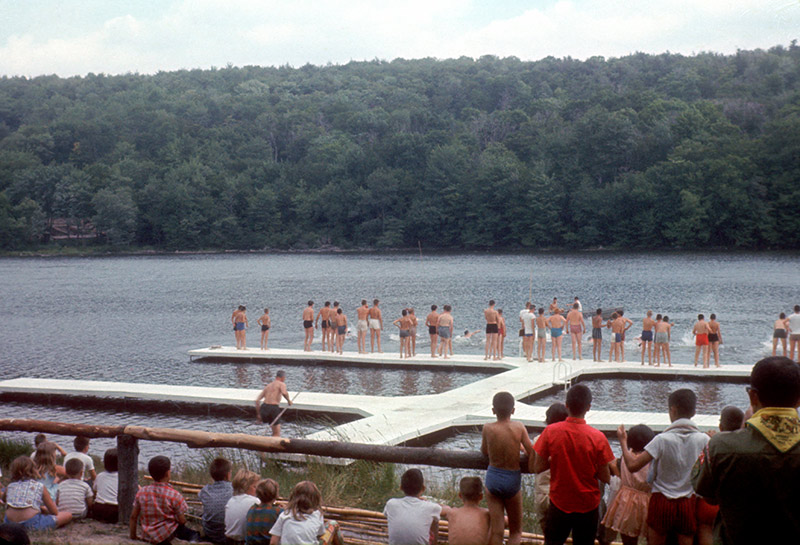 Swim dock on Orchard Lake (1961)