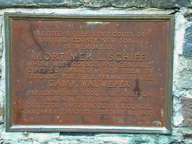 Mortimer L. Schiff plaque