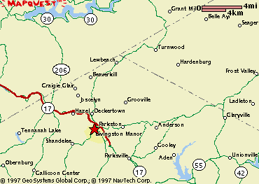 Livingston Manor area map (7289 bytes)