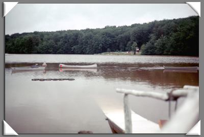 A dock under water