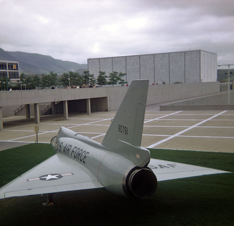 F-106A jet on display