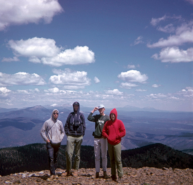 Some tired but happy climbers