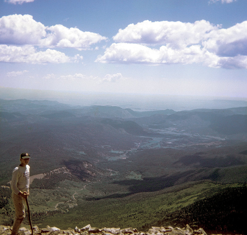 Jim Cotter, with Miranda down below