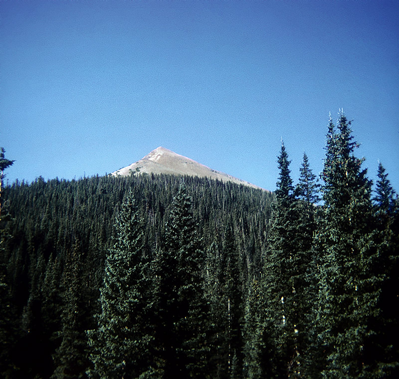 A beautiful view of Baldy from Copper Park