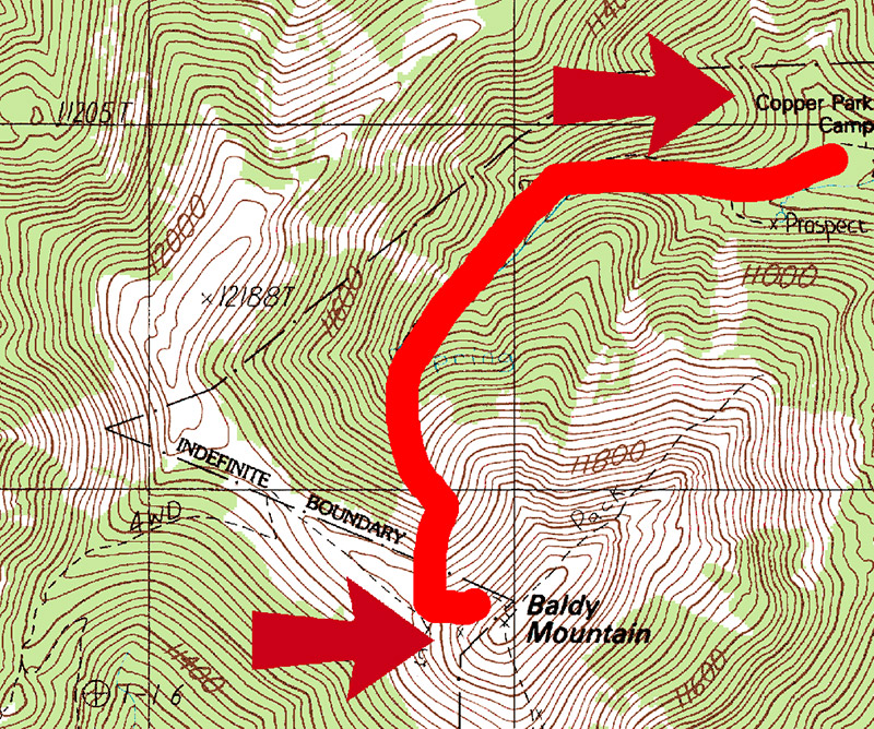 Old Baldy Korean War Map