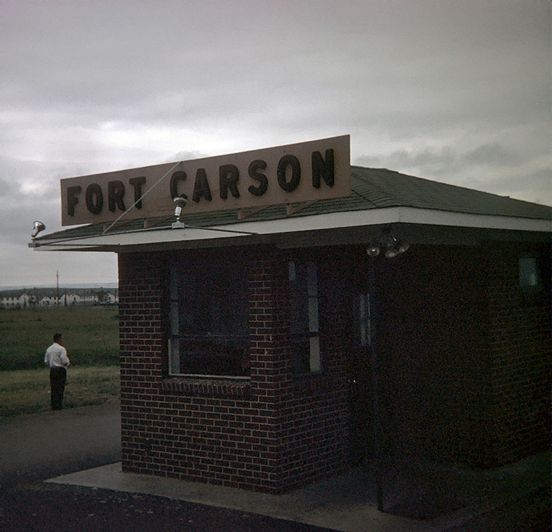 The entrance to Fort Carson