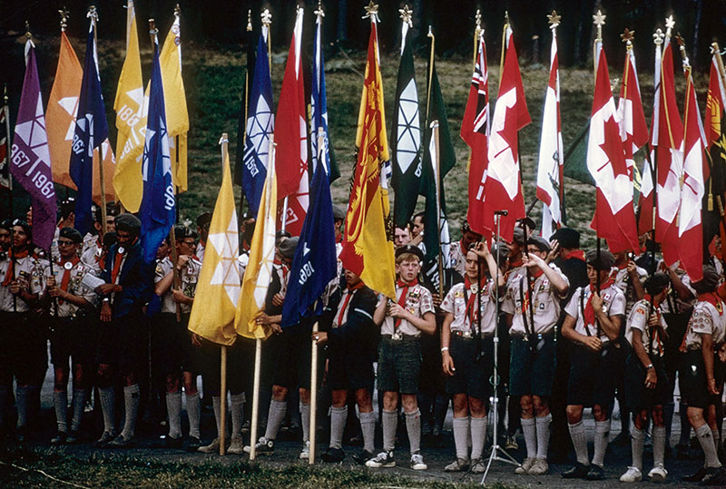 Flag Ceremony - Canadian Scouts
