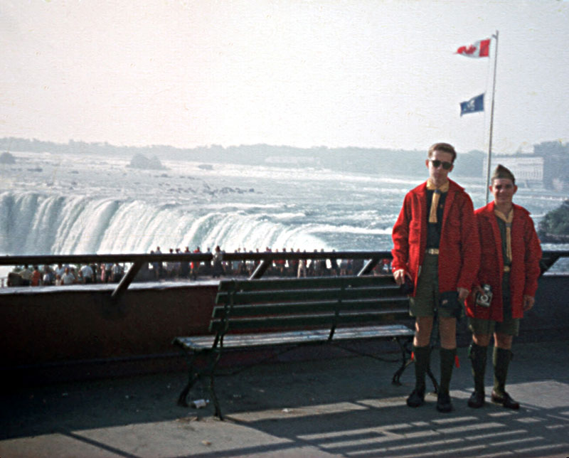 Bill Cotter and Spencer Bell at Niagara Falls