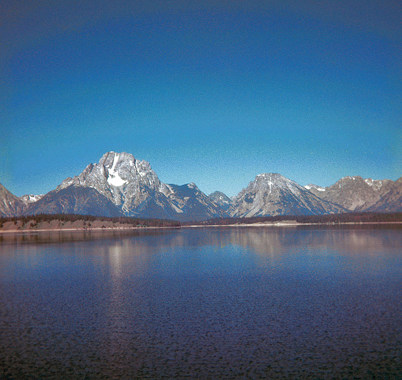View across Jackson Lake