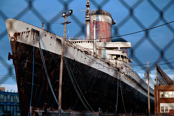 A sad view through the fence