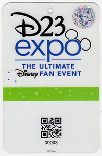 D23 Expo 2017 badge