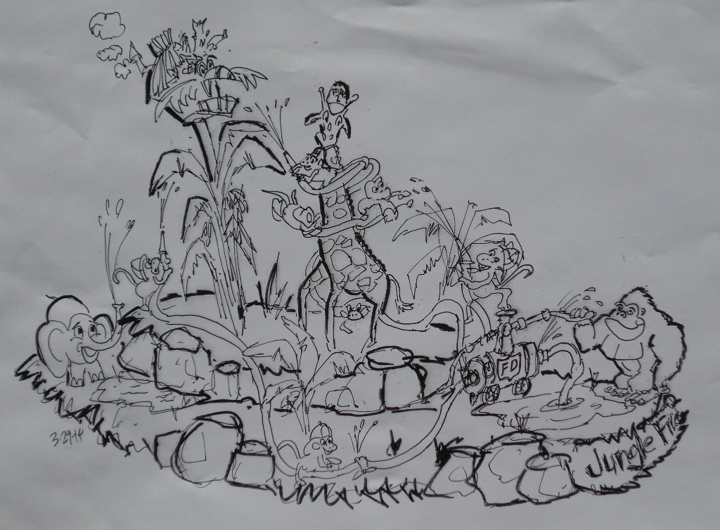 Third color rendering Third concept art