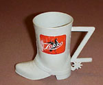 Boot-shaped glass