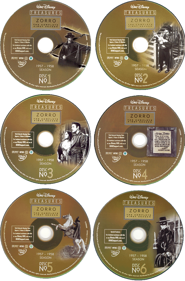 Treasures DVD discs season 2